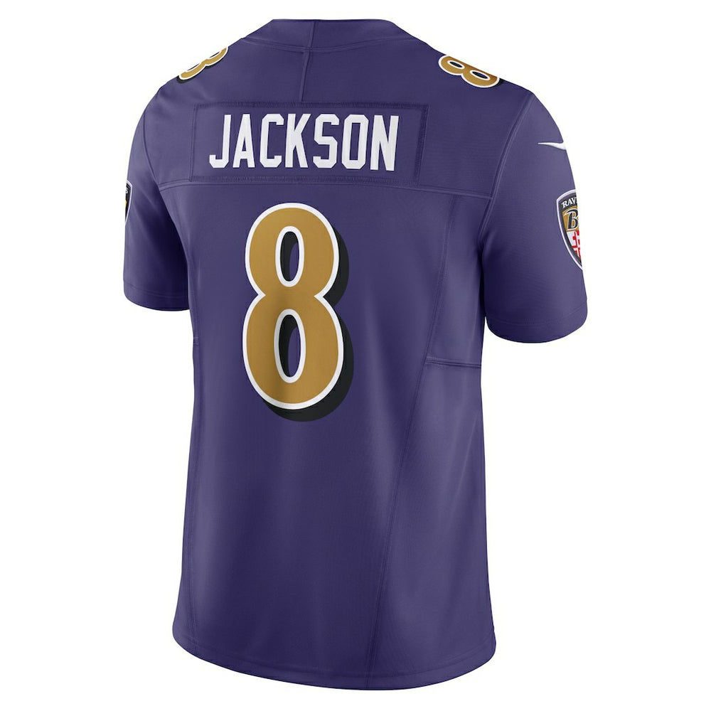 Nike Lamar Jackson Baltimore Ravens Vapor F.U.S.E. Limited Jersey Purple