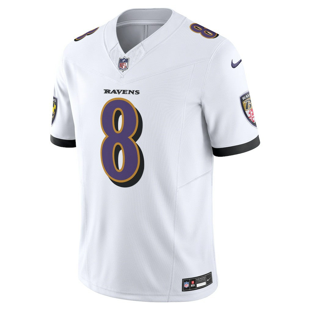 Nike Lamar Jackson Baltimore Ravens Vapor F.U.S.E. Limited Jersey White