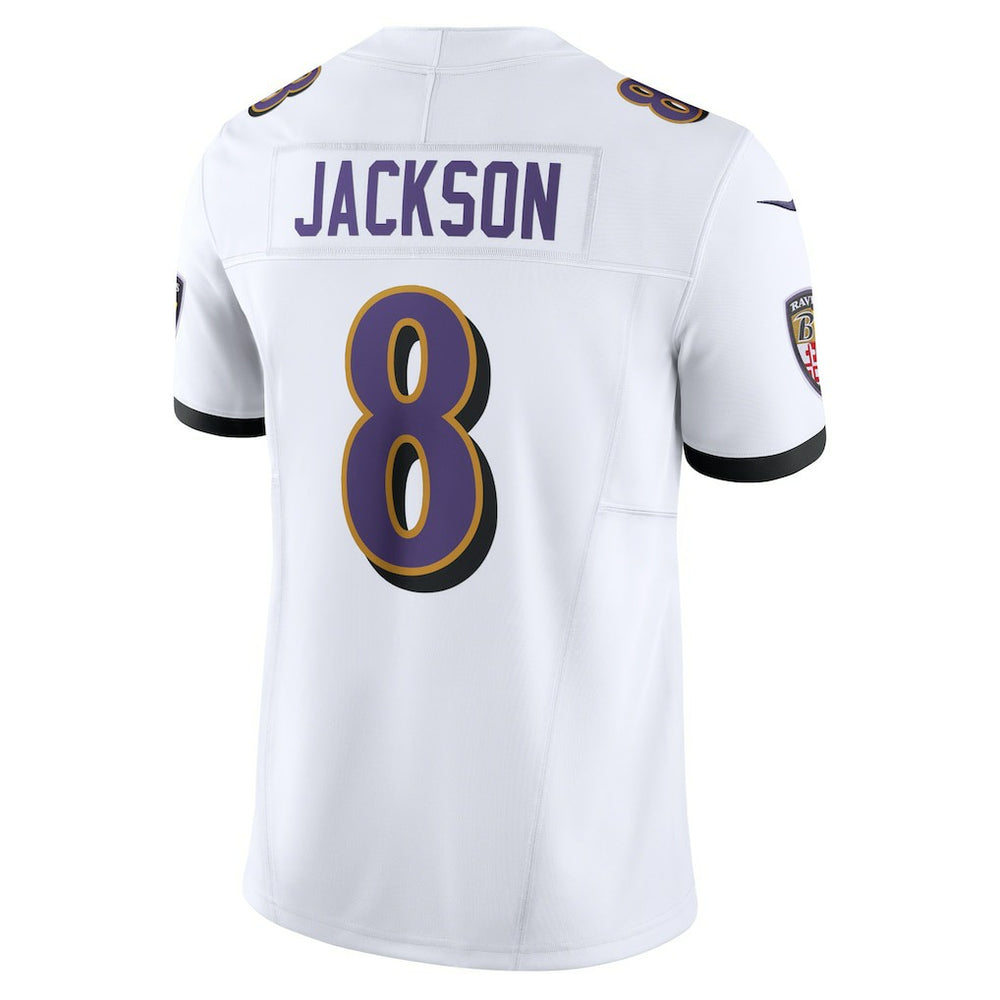 Nike Lamar Jackson Baltimore Ravens Vapor F.U.S.E. Limited Jersey White