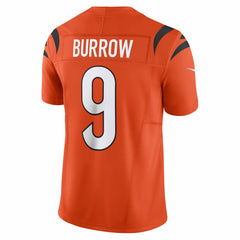 Nike Joe Burrow Cincinnati Bengals Vapor F.U.S.E. Limited Jersey Orange