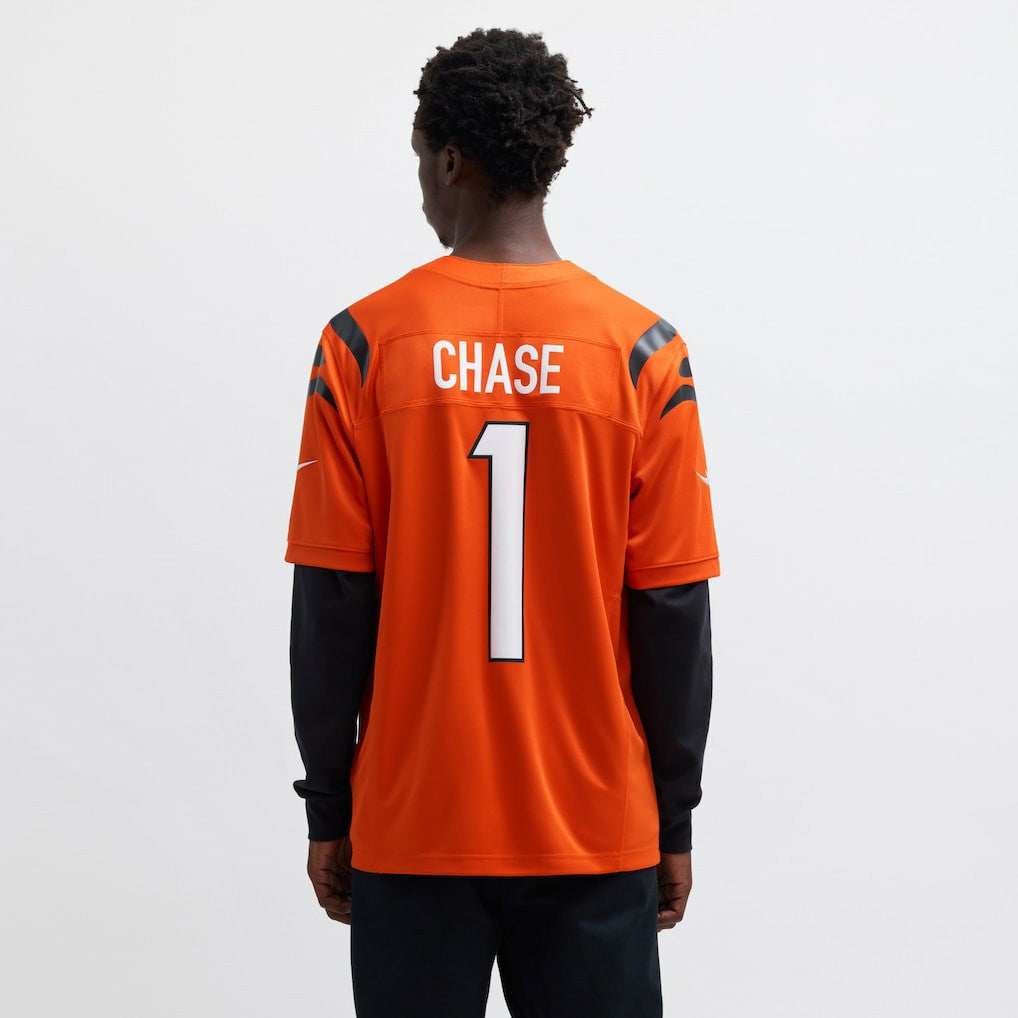 Nike Ja'Marr Chase Cincinnati Bengals Vapor F.U.S.E. Limited Jersey Orange