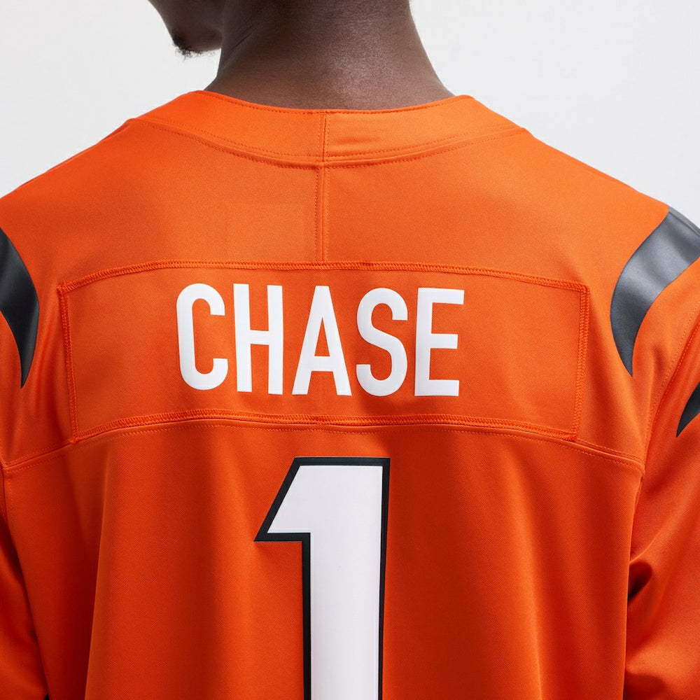 Nike Ja'Marr Chase Cincinnati Bengals Vapor F.U.S.E. Limited Jersey Orange