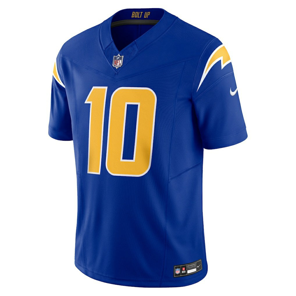 Nike Justin Herbert Los Angeles Chargers Vapor F.U.S.E. Limited Jersey Royal