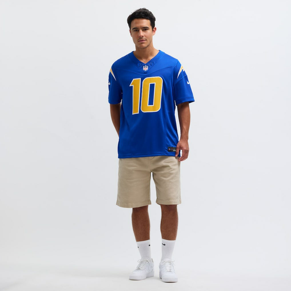 Nike Justin Herbert Los Angeles Chargers Vapor F.U.S.E. Limited Jersey Royal