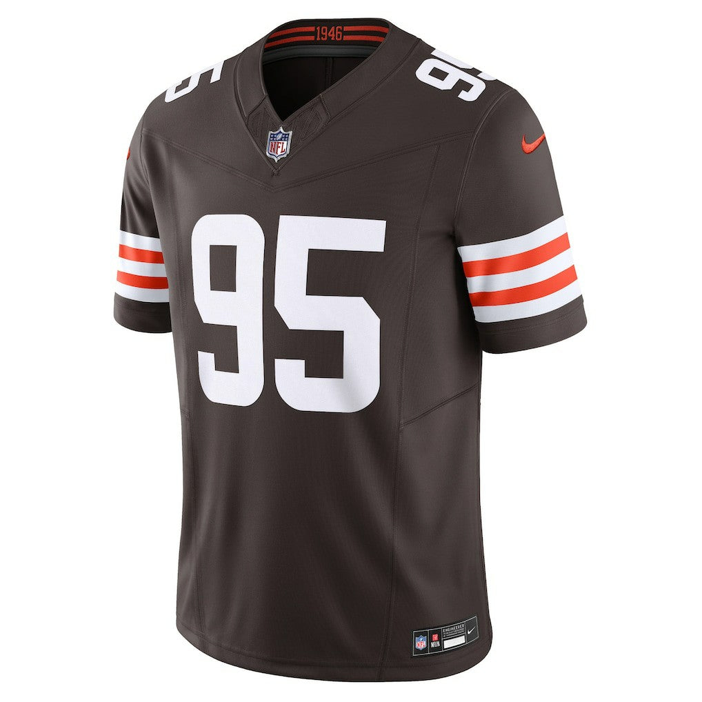Nike Myles Garrett Cleveland Browns Vapor F.U.S.E. Limited Jersey Brown