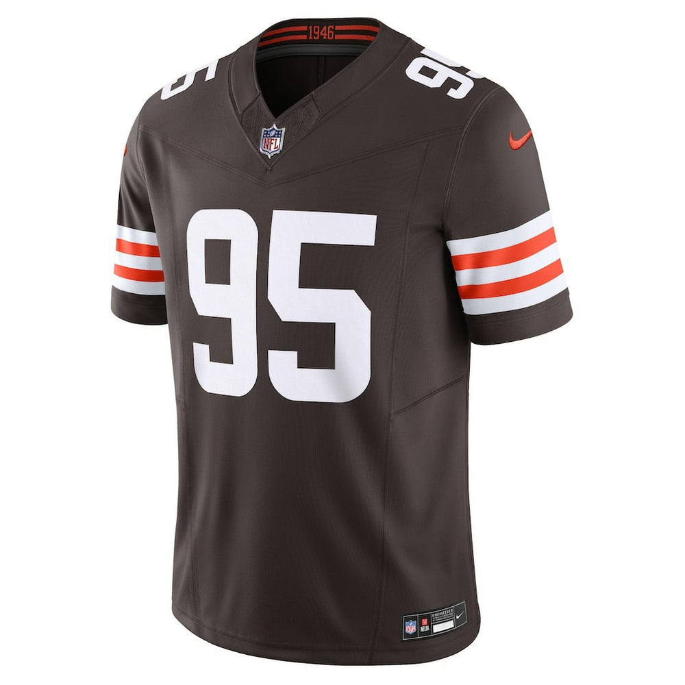 Nike Myles Garrett Cleveland Browns Vapor F.U.S.E. Limited Jersey Brown