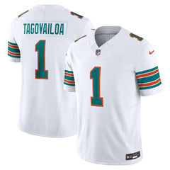 Nike Tua Tagovailoa Miami Dolphins Vapor F.U.S.E. Limited Jersey White