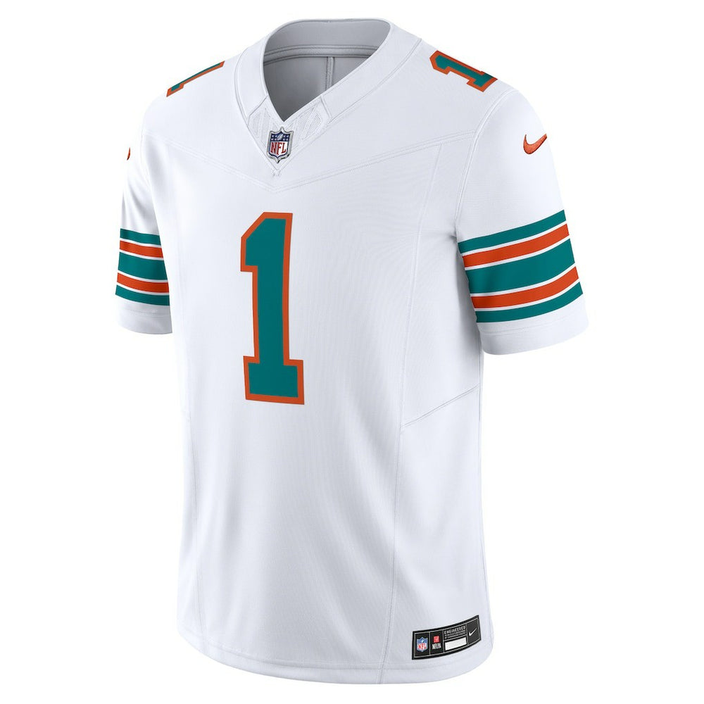 Nike Tua Tagovailoa Miami Dolphins Vapor F.U.S.E. Limited Jersey White