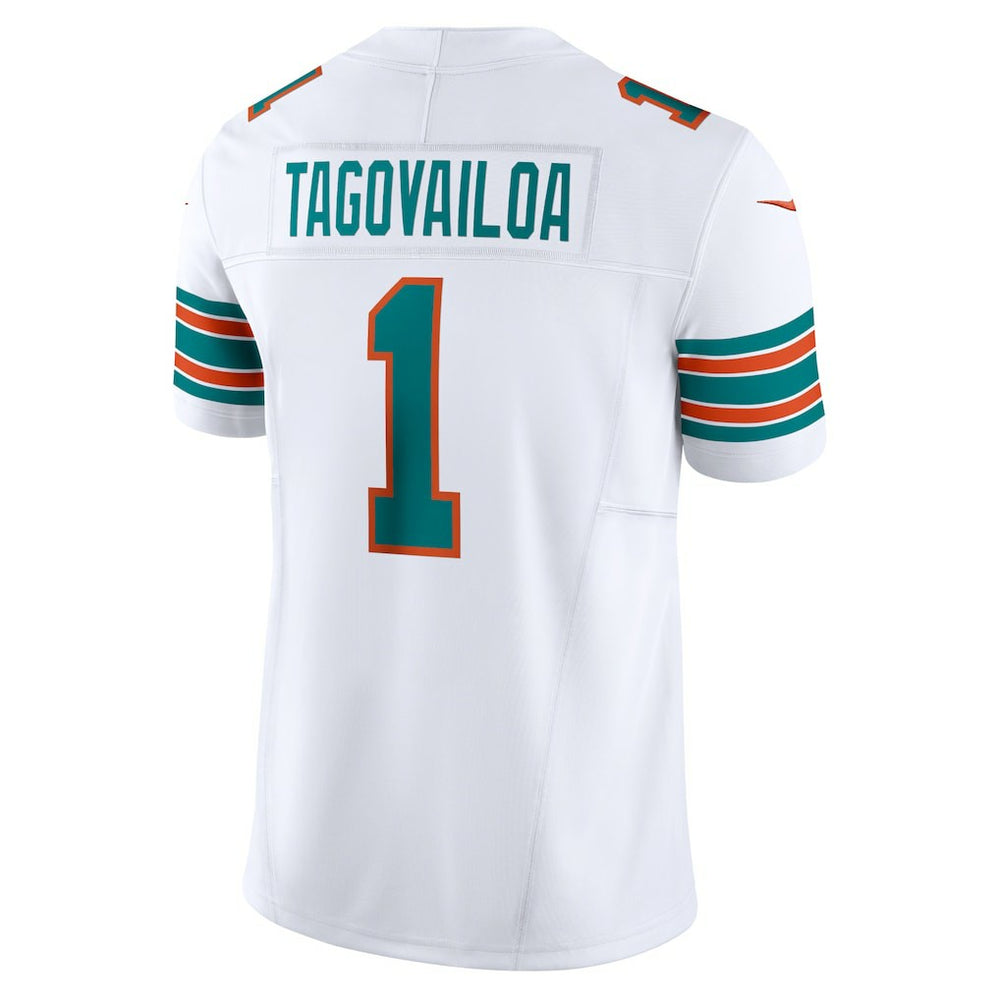 Nike Tua Tagovailoa Miami Dolphins Vapor F.U.S.E. Limited Jersey White