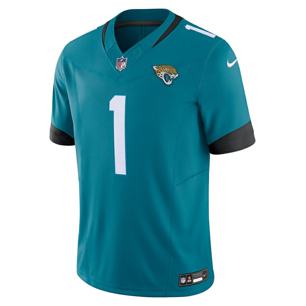 Nike Travis Etienne Jacksonville Jaguars Vapor F.U.S.E. Limited Jersey Teal