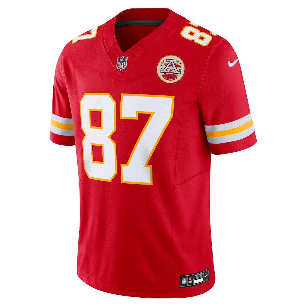Nike Travis Kelce Kansas City Chiefs Vapor F.U.S.E. Limited Jersey Red