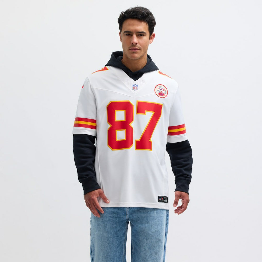 Nike Travis Kelce Kansas City Chiefs Vapor F.U.S.E. Limited Jersey White
