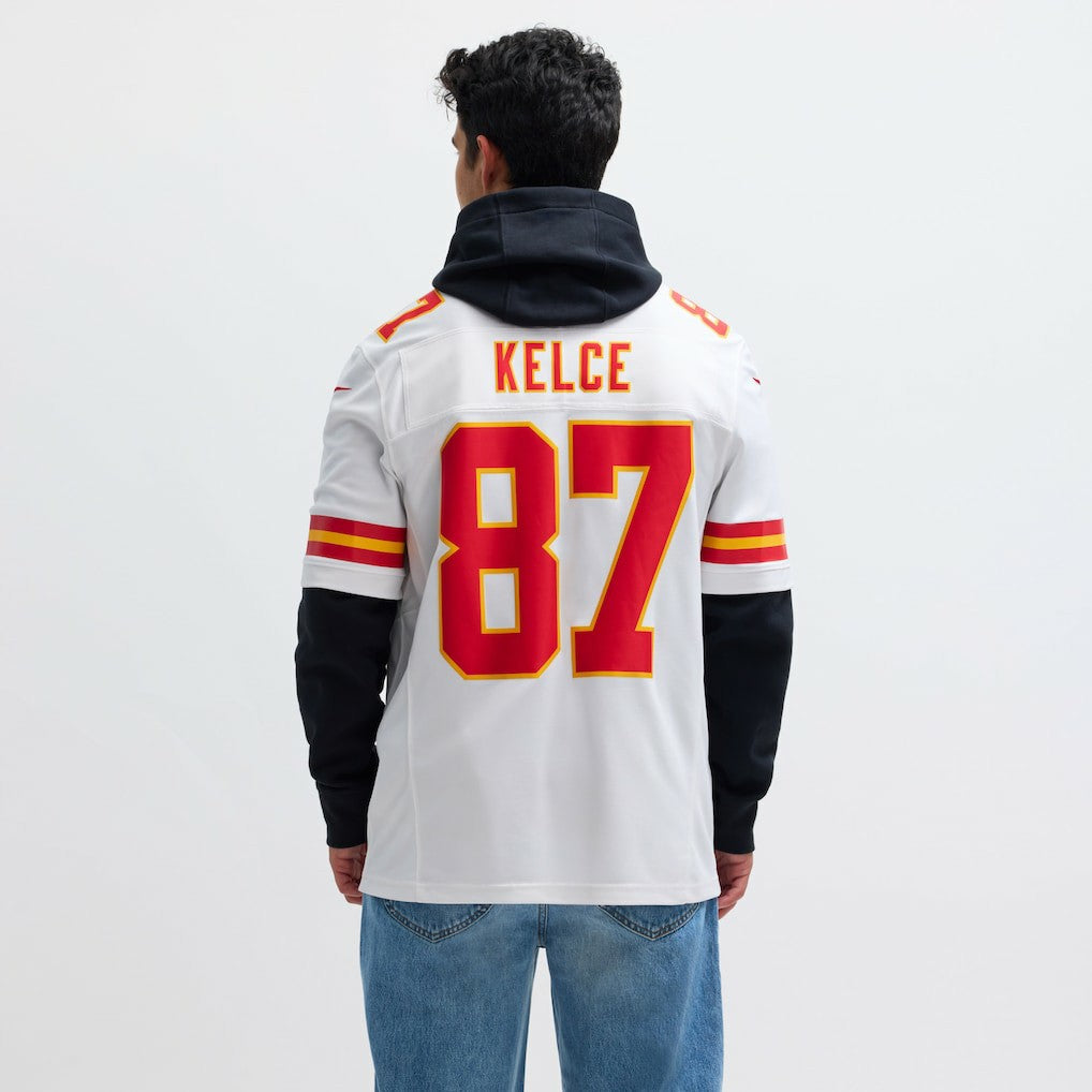 Nike Travis Kelce Kansas City Chiefs Vapor F.U.S.E. Limited Jersey White
