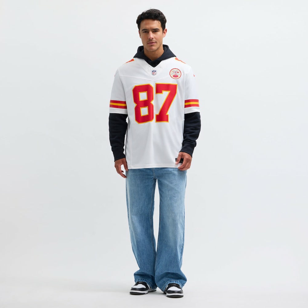 Nike Travis Kelce Kansas City Chiefs Vapor F.U.S.E. Limited Jersey White