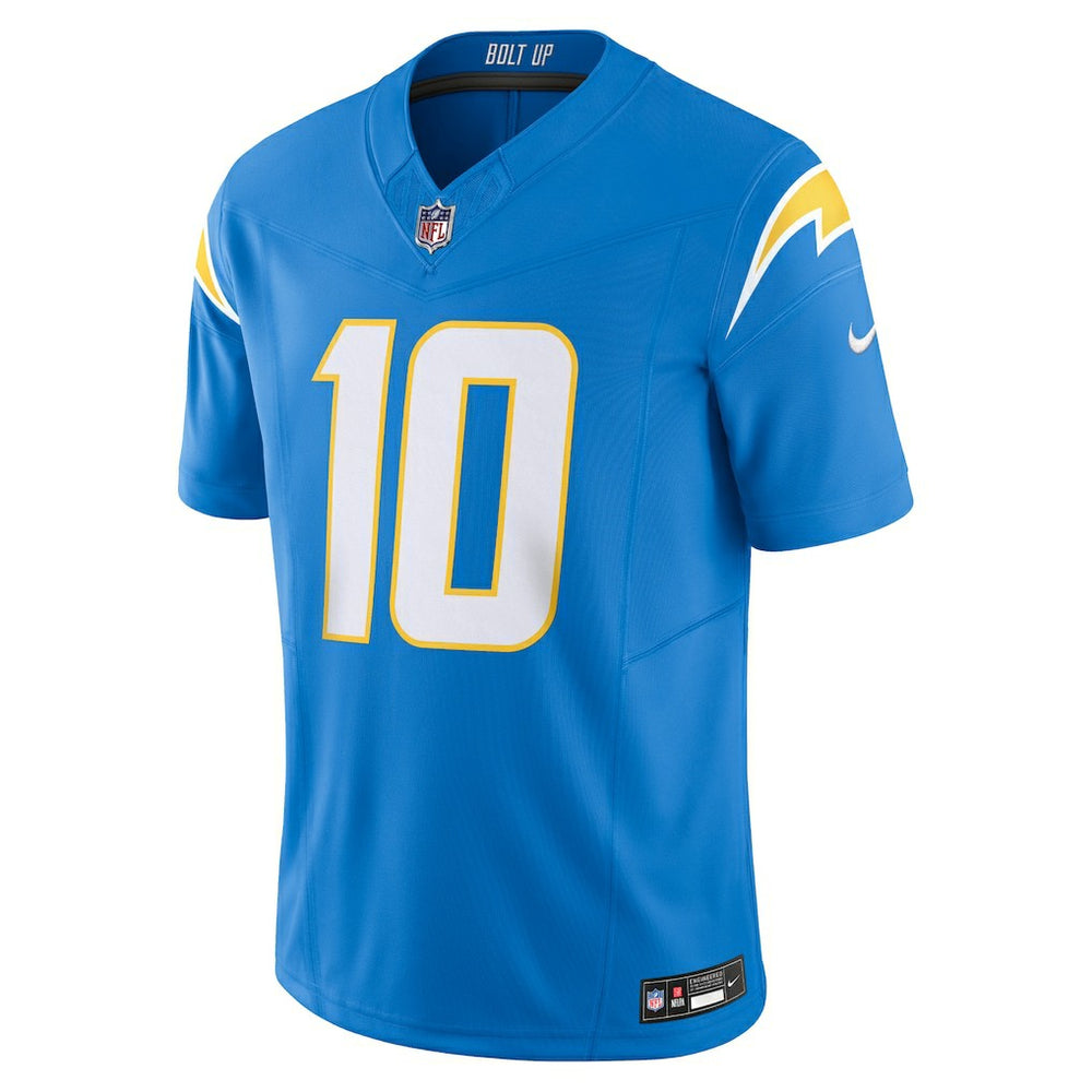 Nike Justin Herbert Los Angeles Chargers Vapor F.U.S.E. Limited Jersey Powder Blue