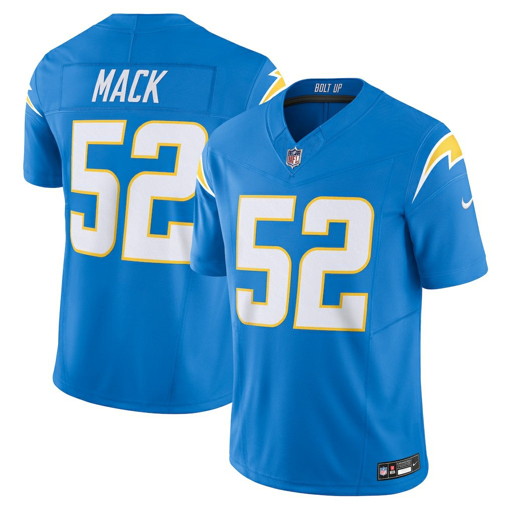 Nike Khalil Mack Los Angeles Chargers Vapor F.U.S.E. Limited Jersey Powder Blue