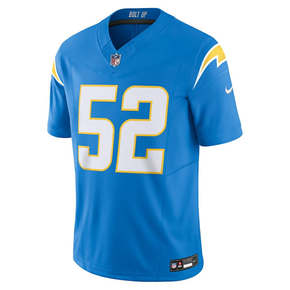 Nike Khalil Mack Los Angeles Chargers Vapor F.U.S.E. Limited Jersey Powder Blue