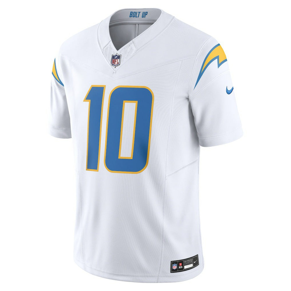 Nike Justin Herbert Los Angeles Chargers Vapor F.U.S.E. Limited Jersey White