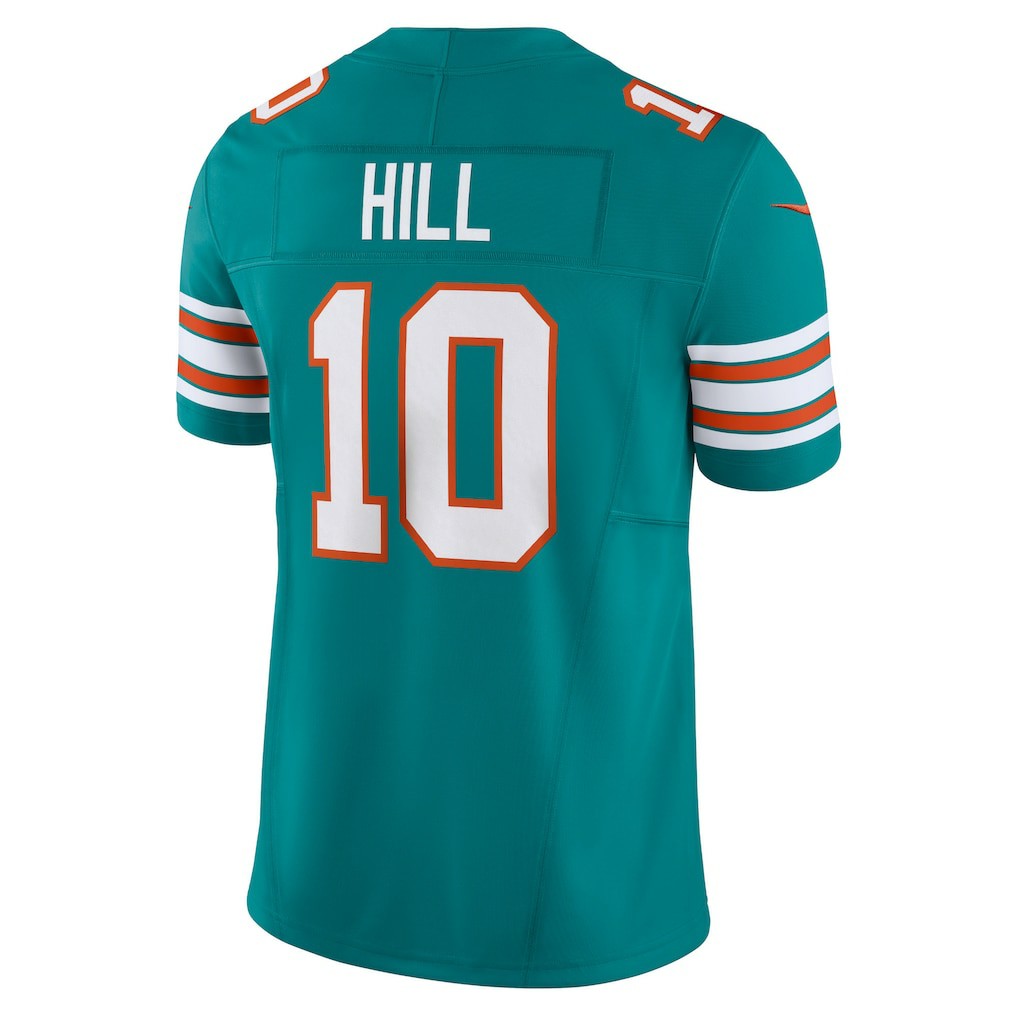 Nike Tyreek Hill Miami Dolphins Vapor F.U.S.E. Limited Jersey Aqua