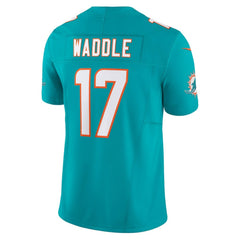 Nike Jaylen Waddle Miami Dolphins Vapor F.U.S.E. Limited Jersey Aqua