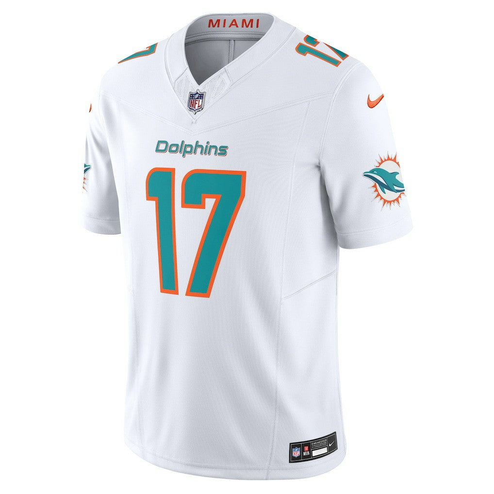 Nike Jaylen Waddle Miami Dolphins Vapor F.U.S.E. Limited Jersey White