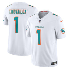 Nike Tua Tagovailoa Miami Dolphins Vapor F.U.S.E. Limited Jersey White