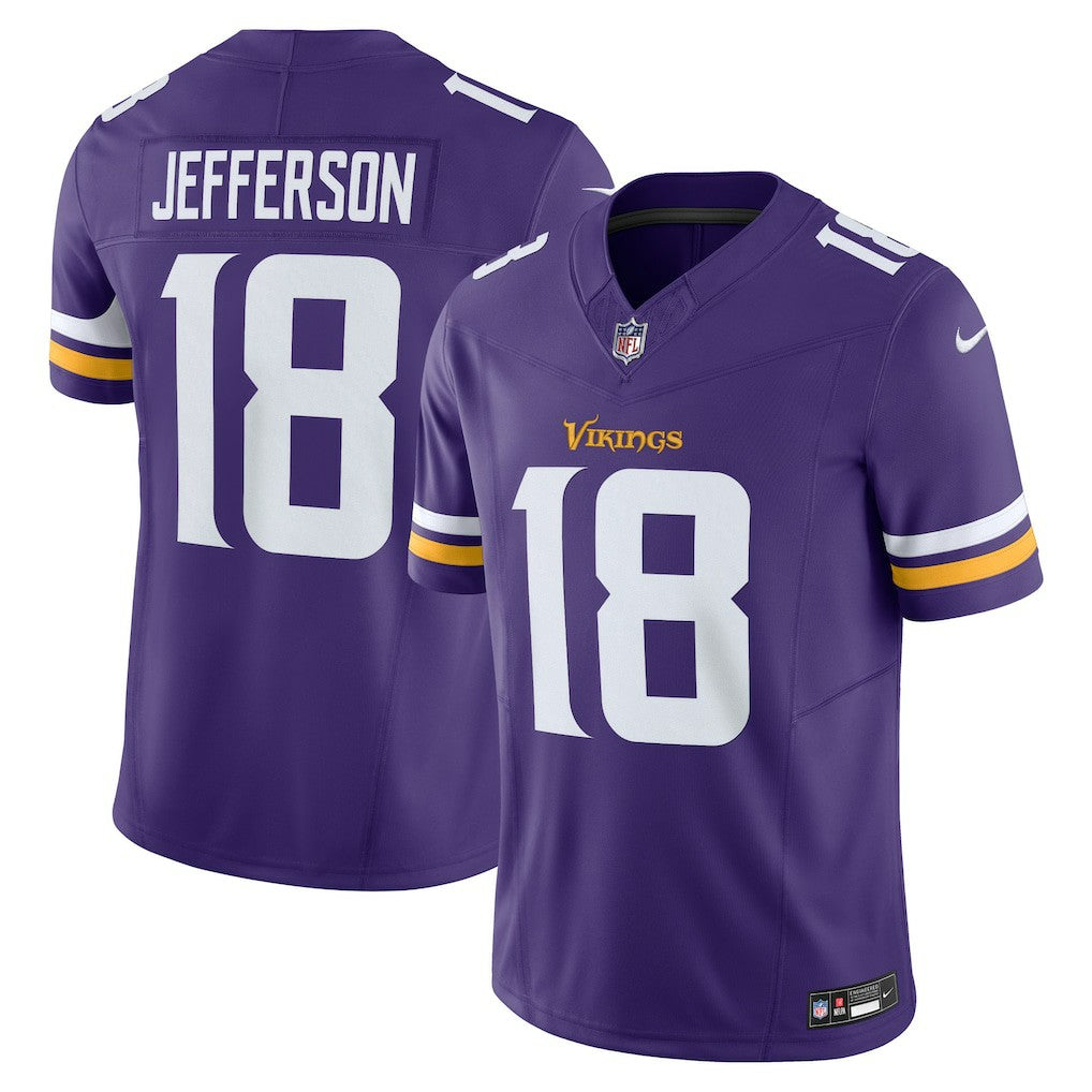 Nike Justin Jefferson Minnesota Vikings Vapor F.U.S.E. Limited Jersey Purple