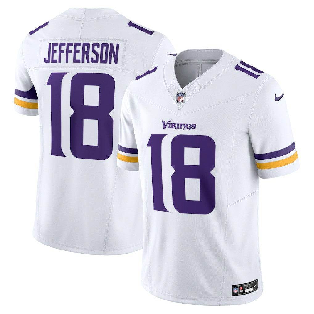 Nike Justin Jefferson Minnesota Vikings Vapor F.U.S.E. Limited Jersey White