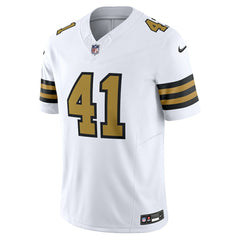 Nike Alvin Kamara New Orleans Saints Alternate Vapor F.U.S.E. Limited Jersey White