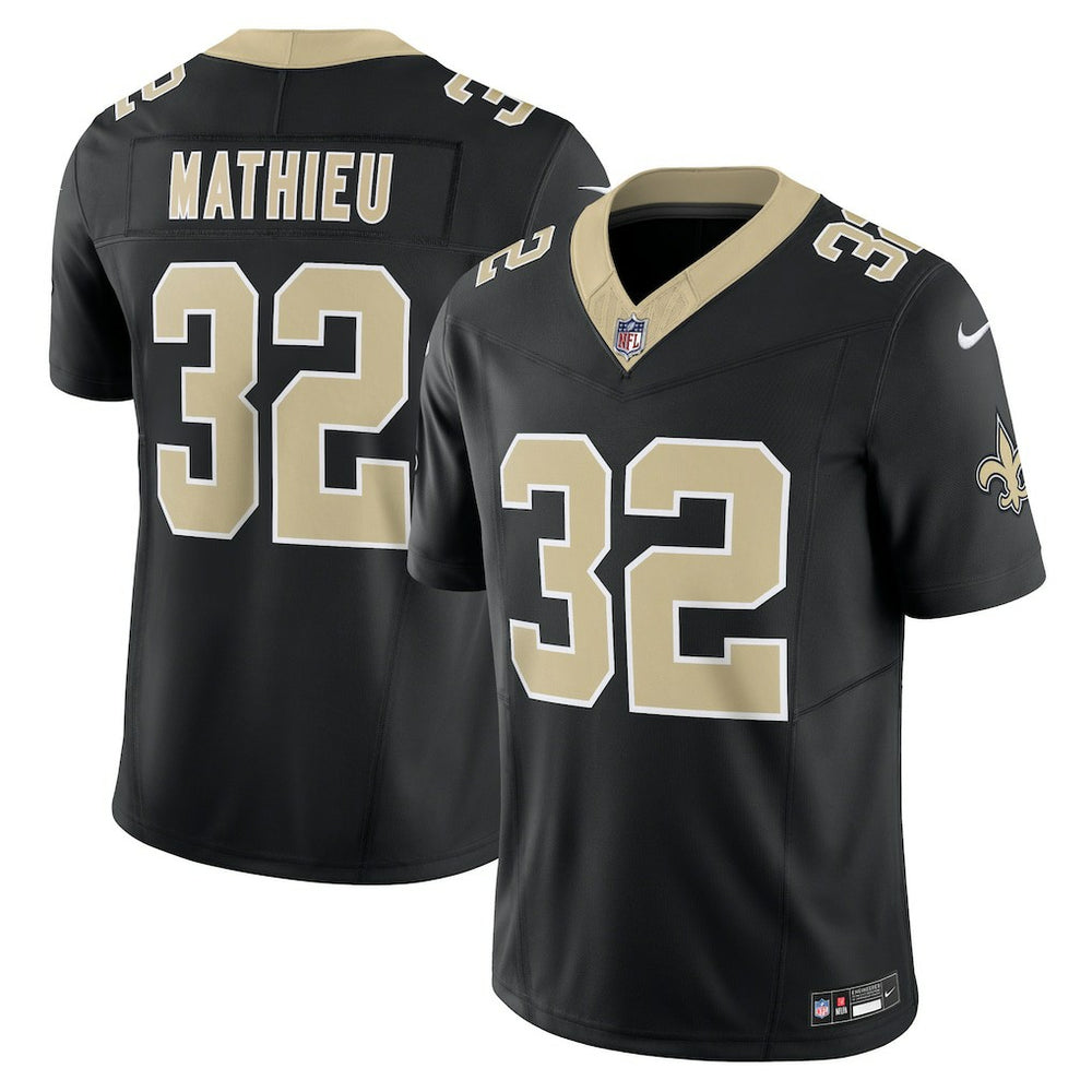 Nike Tyrann Mathieu New Orleans Saints Vapor F.U.S.E. Limited Jersey Black