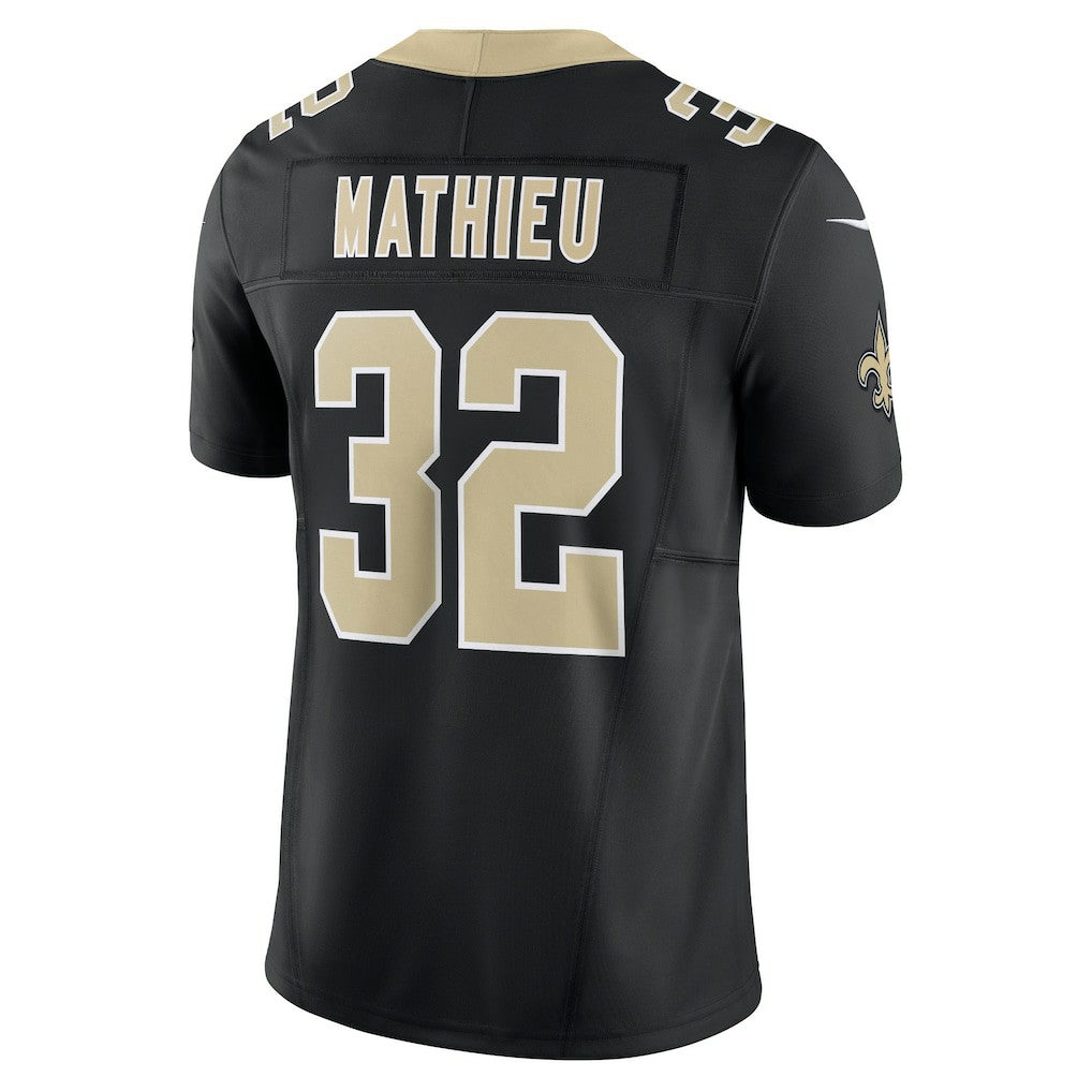 Nike Tyrann Mathieu New Orleans Saints Vapor F.U.S.E. Limited Jersey Black