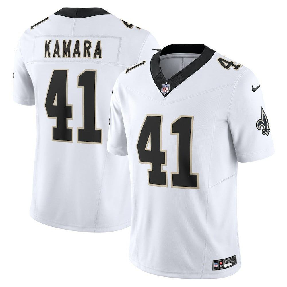 Nike Alvin Kamara New Orleans Saints Vapor F.U.S.E. Limited Jersey White