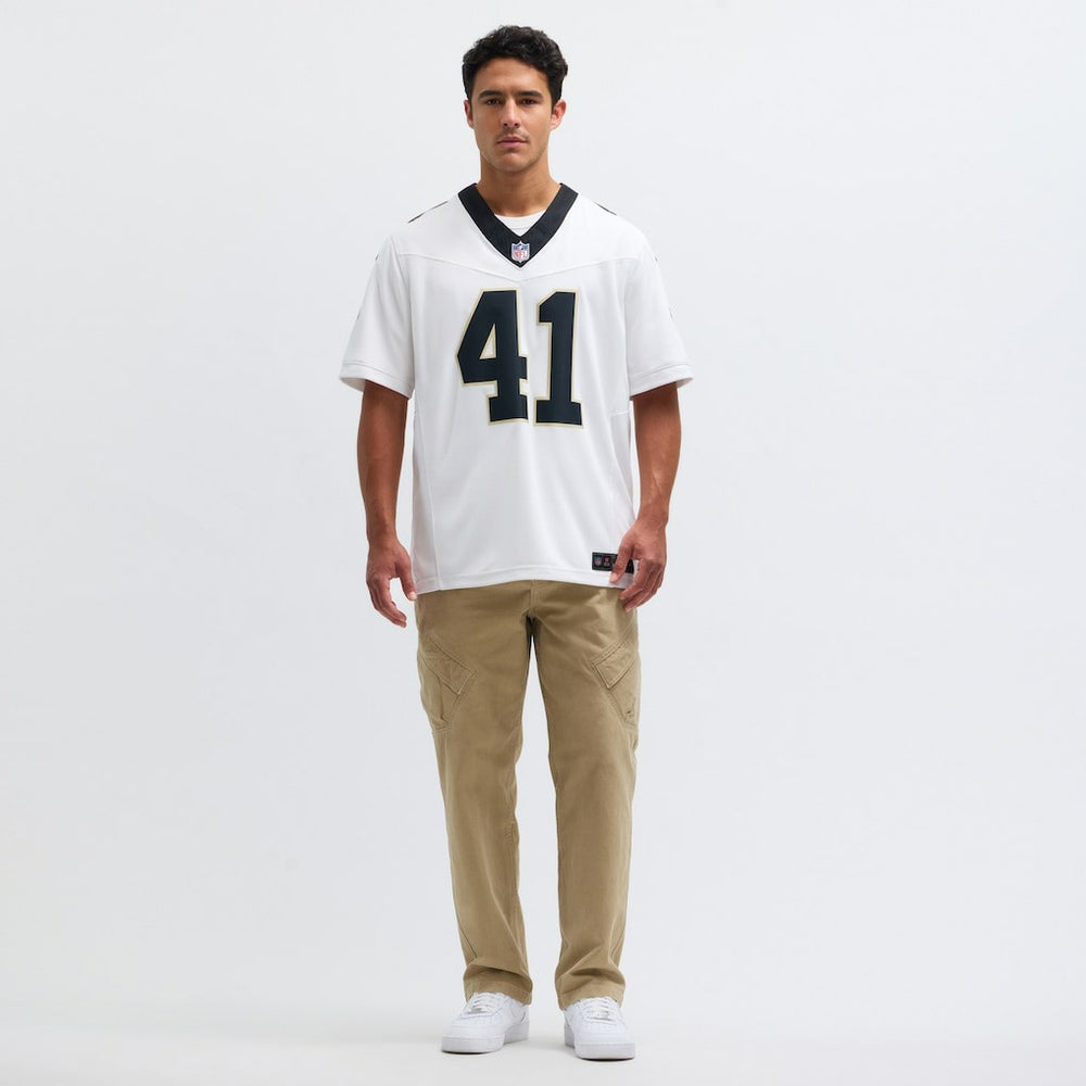 Nike Alvin Kamara New Orleans Saints Vapor F.U.S.E. Limited Jersey White