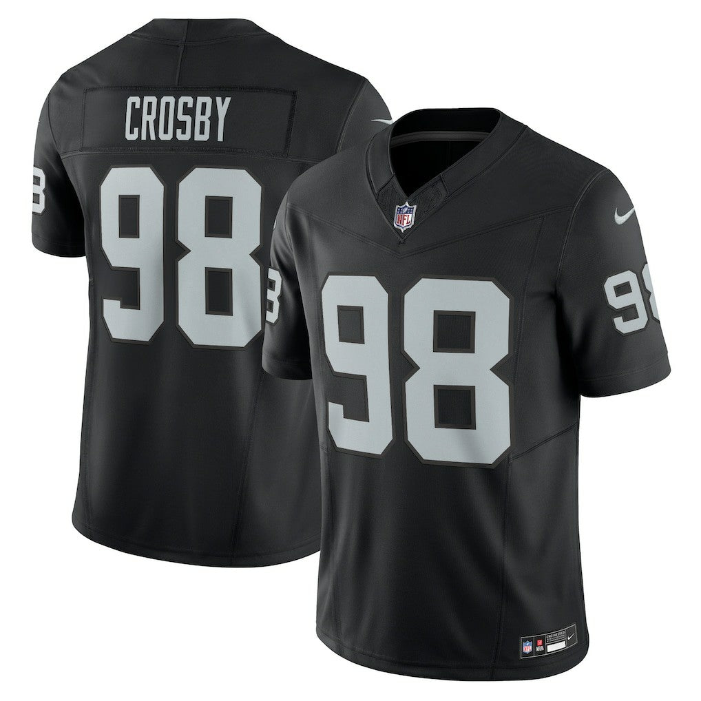 Nike Maxx Crosby Las Vegas Raiders Vapor F.U.S.E. Limited Jersey Black