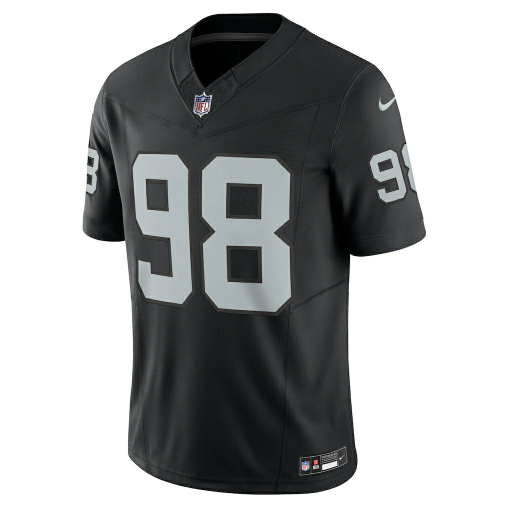 Nike Maxx Crosby Las Vegas Raiders Vapor F.U.S.E. Limited Jersey Black