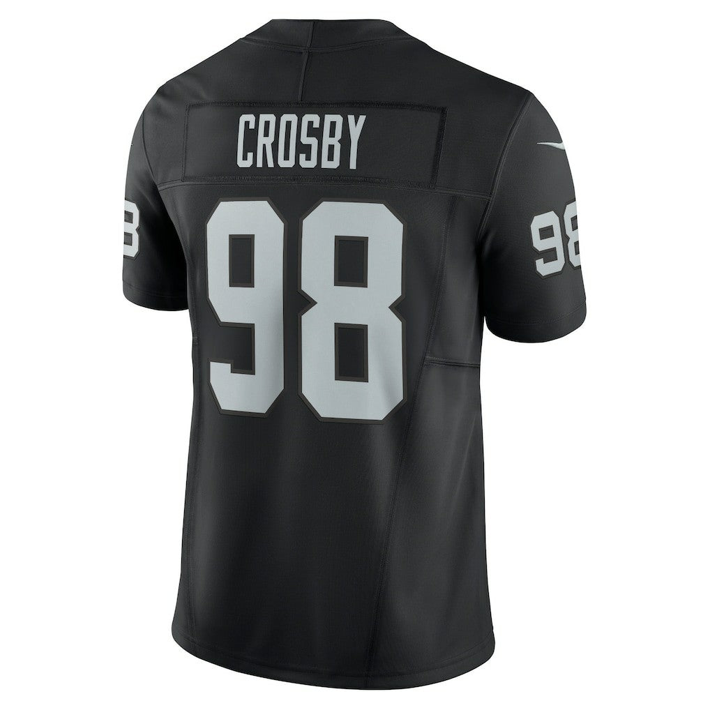 Nike Maxx Crosby Las Vegas Raiders Vapor F.U.S.E. Limited Jersey Black