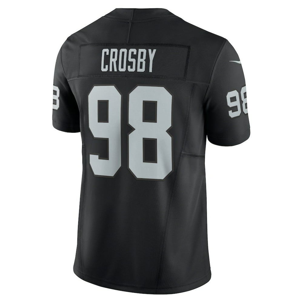 Nike Maxx Crosby Las Vegas Raiders Vapor F.U.S.E. Limited Jersey Black