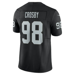 Nike Maxx Crosby Las Vegas Raiders Vapor F.U.S.E. Limited Jersey Black