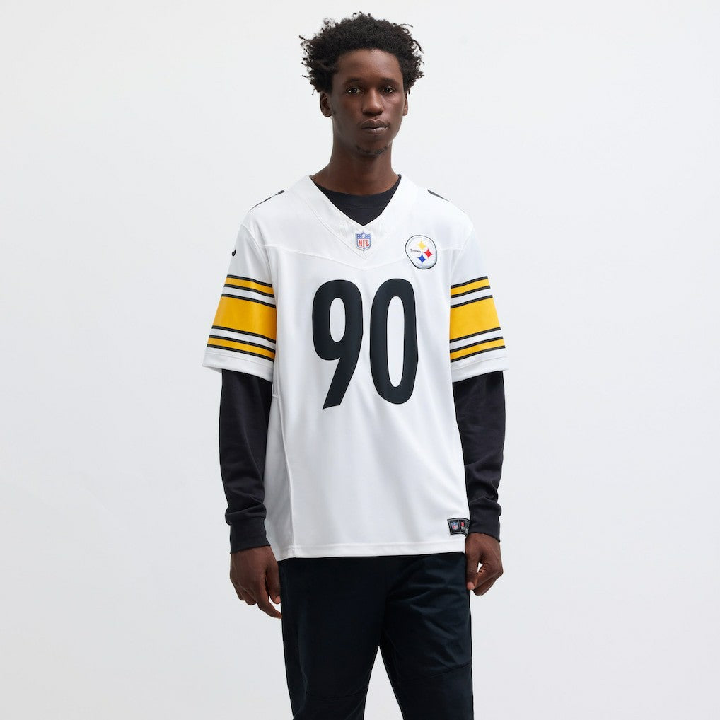 Nike T.J. Watt Pittsburgh Steelers Vapor F.U.S.E. Limited Jersey White