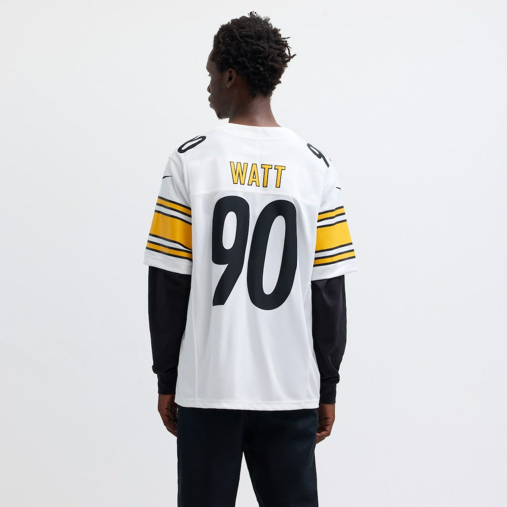 Nike T.J. Watt Pittsburgh Steelers Vapor F.U.S.E. Limited Jersey White