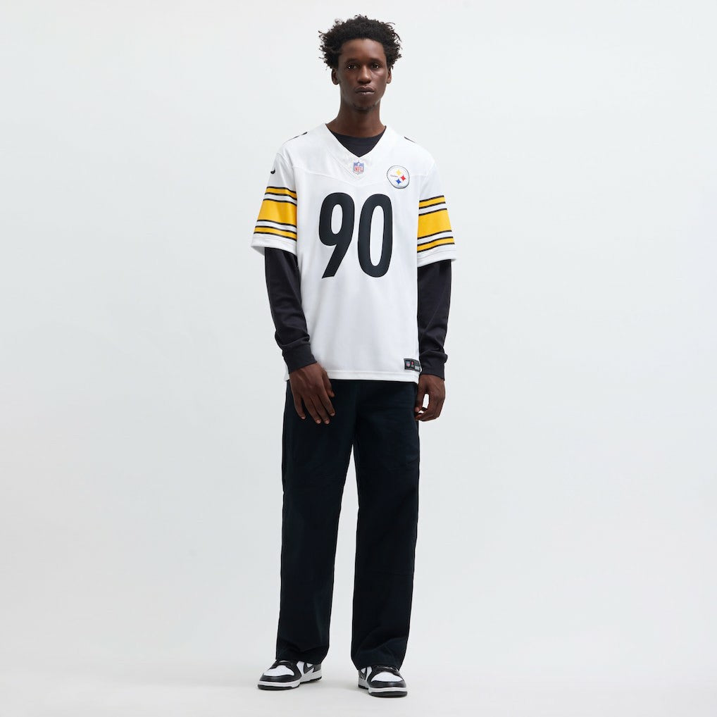 Nike T.J. Watt Pittsburgh Steelers Vapor F.U.S.E. Limited Jersey White