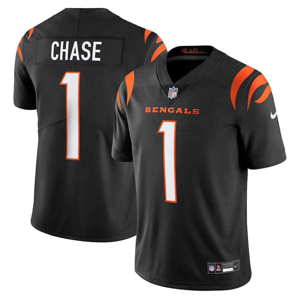 Nike Ja'Marr Chase Cincinnati Bengals Vapor Untouchable Limited Jersey Black