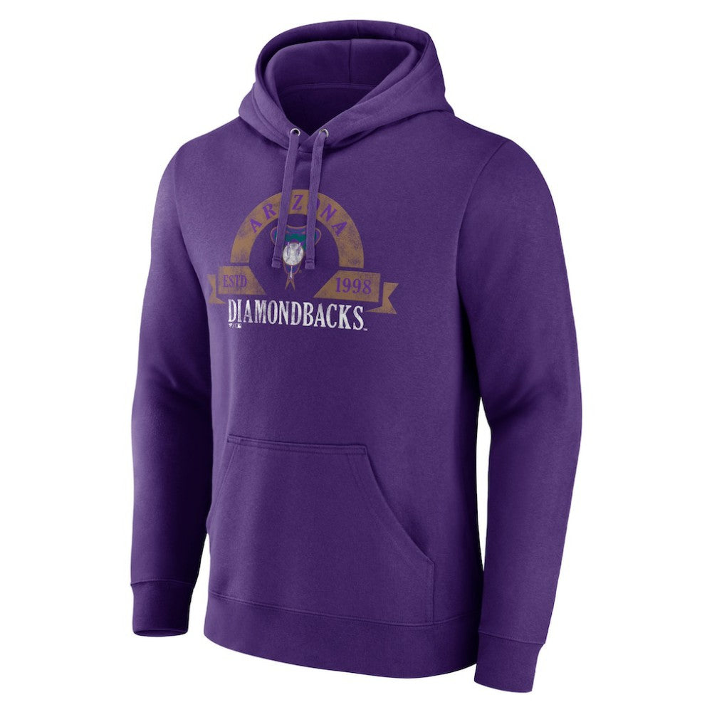 Arizona Diamondbacks Majestic Utility Pullover Hoodie - Purple - MLB Sale
