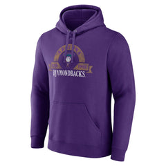 Arizona Diamondbacks Majestic Utility Pullover Hoodie - Purple - MLB Sale