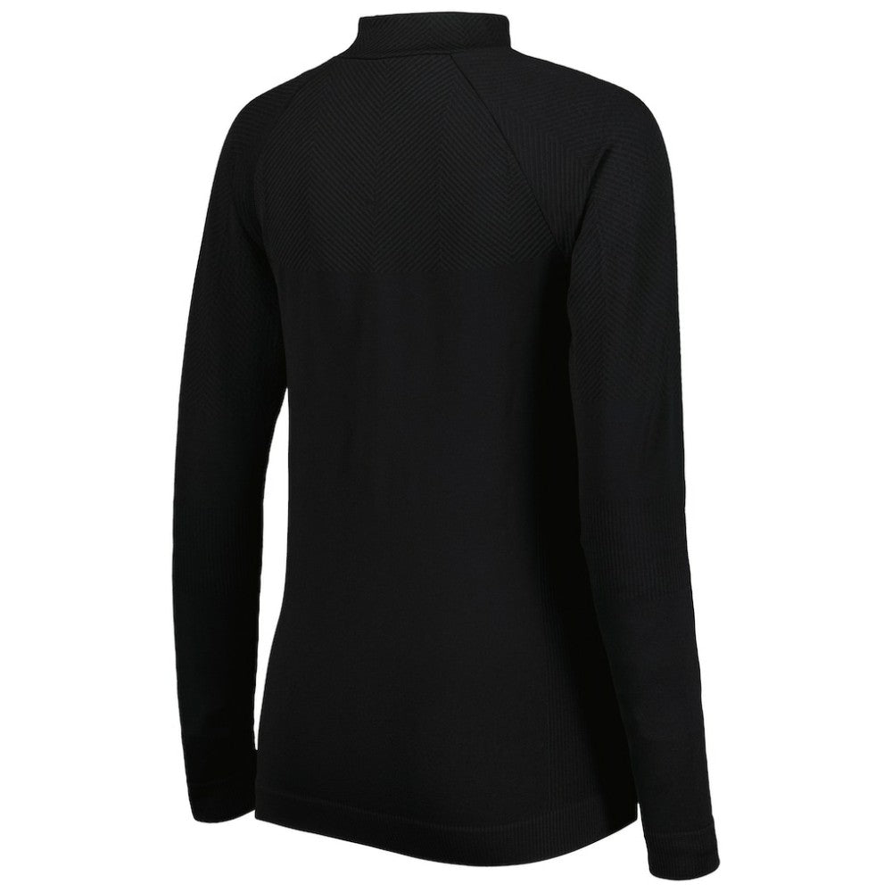 Houston Astros Levelwear Women's Verse Asymmetrical Raglan Tri-Blend Quarter-Zip Jacket - Black - MLB on Sale