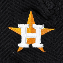Houston Astros Levelwear Women's Verse Asymmetrical Raglan Tri-Blend Quarter-Zip Jacket - Black - MLB on Sale