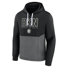 Brooklyn Nets Successful Tri-Blend Pullover Hoodie Black | Fanatics Near Me
