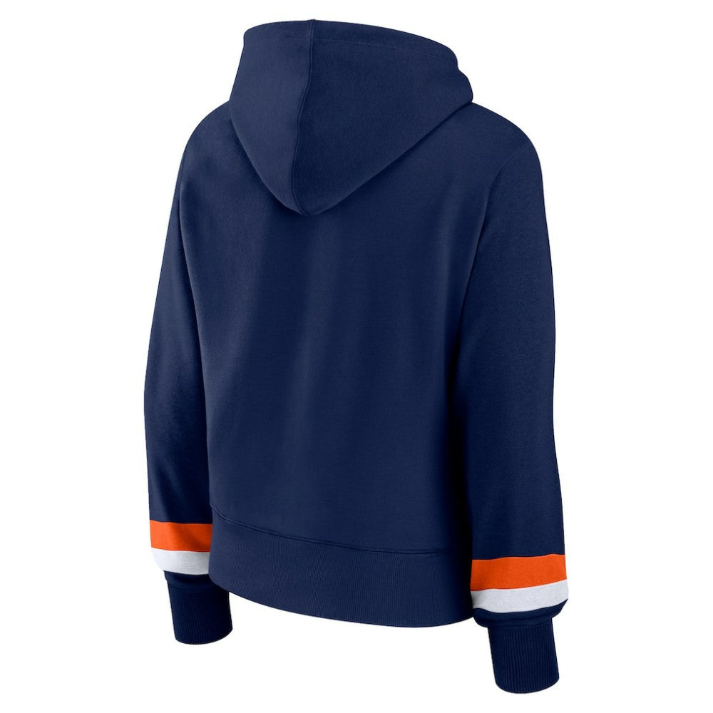 Houston Astros Fanatics Women's Over Under Pullover Hoodie - Navy - Fanatics Lifestyle