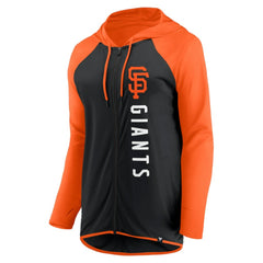 San Francisco Giants Fanatics Women's Forever Fan Full-Zip Hoodie Jacket - Black/Orange - Fanatics Online