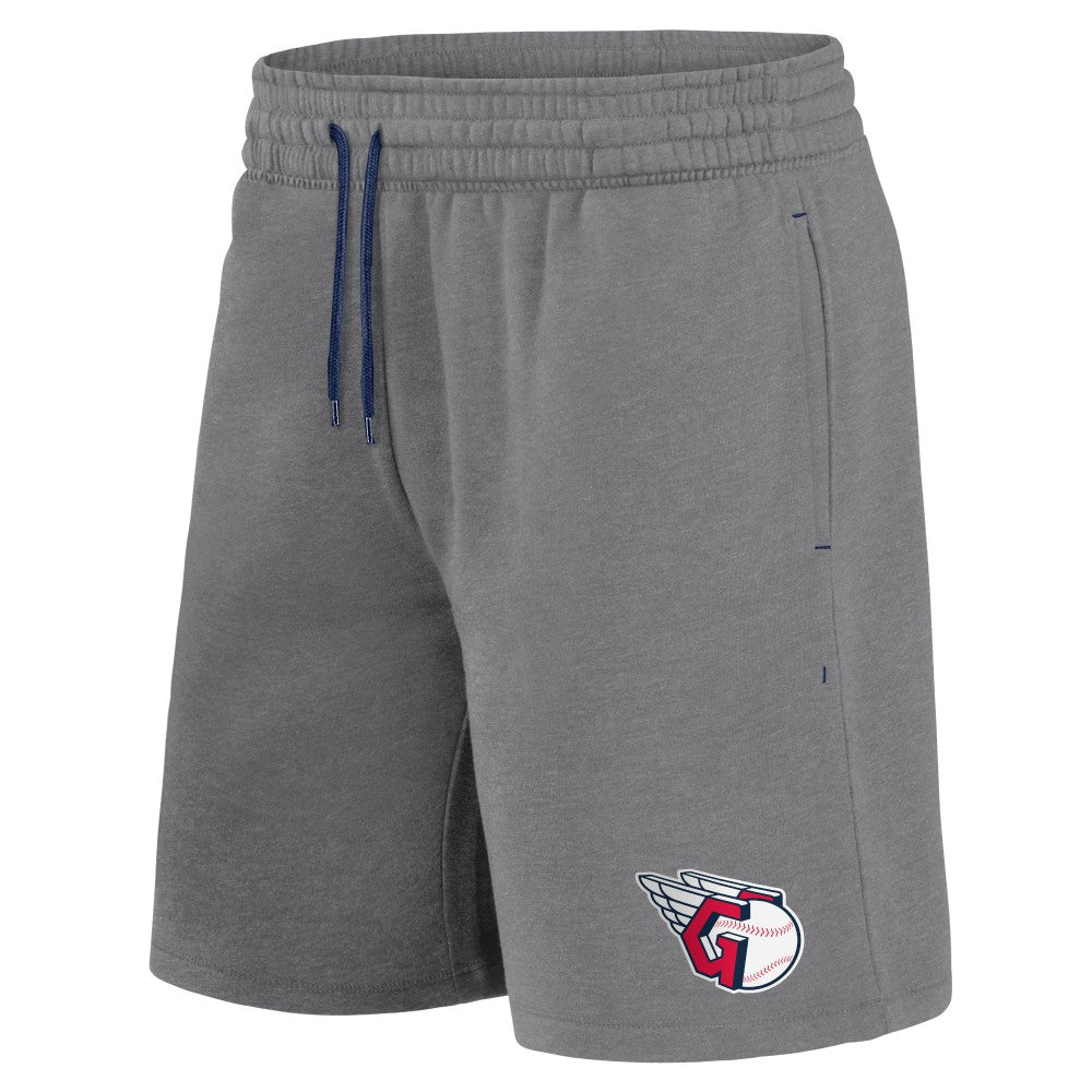 Cleveland Guardians Fanatics Arch T-Shirt & Shorts Combo Set - Navy/Heather Gray - Fanatics on Sale